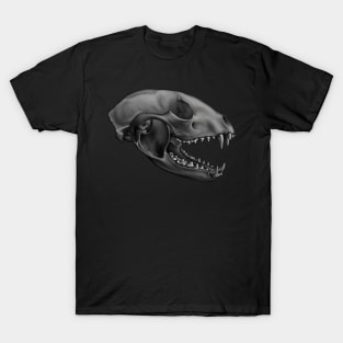 Raccoon Skull B&W T-Shirt